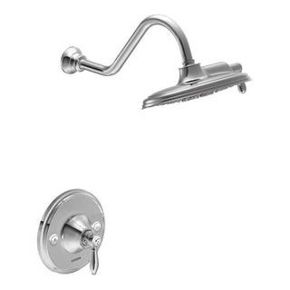 Moen Weymouth Single-Handle Posi-Temp Pressure Balanced Shower Trim With Shower Head - Overstock ... | Bed Bath & Beyond