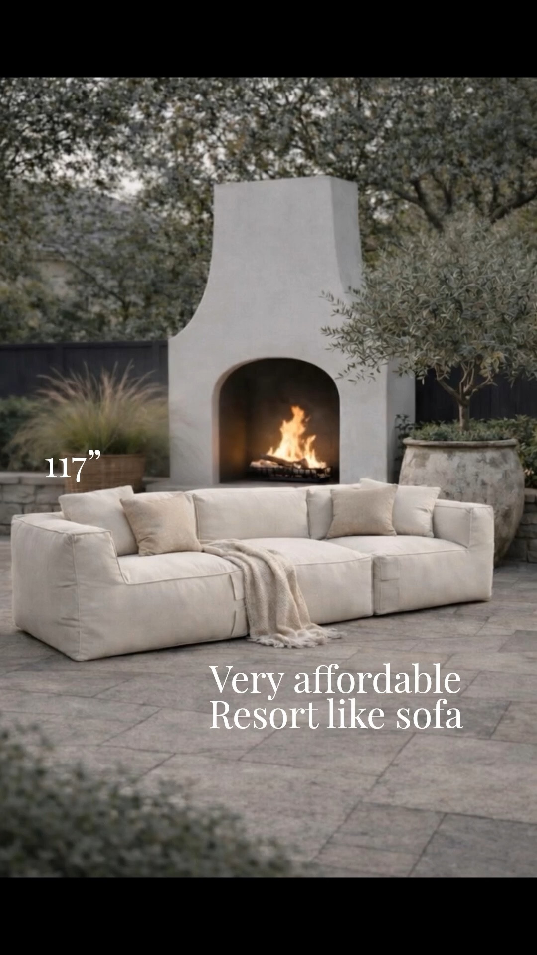 If you want your backyard, feel like a resort and you’re looking for a budget friendly extra large sofa. This one is for you outdoor beanbag sofa, 117 inches at such a good price Wayfair patio

#LTKHome #LTKSaleAlert