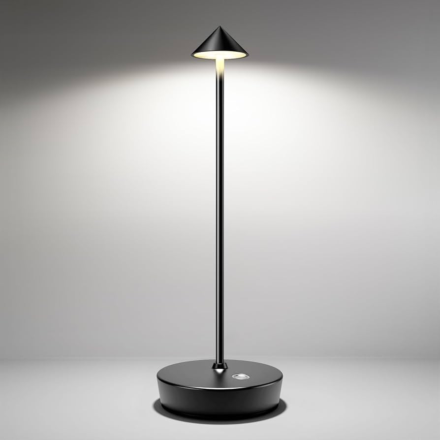 Cordless Table Lamps Rechargeable, 6000mAh Battery Operated LED Desk Lamp Outdoor Waterproof Port... | Amazon (US)