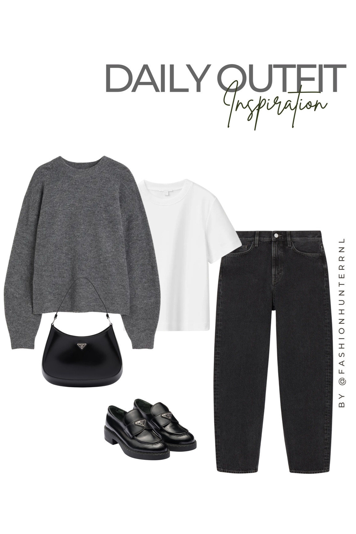 Grey tinted outfit inspo for this cozy season ☁️  #prada #outfitinspo #fashion #sweater #winteroutfits #autumnoutfits #ltkfashion 

#LTKSeasonal #LTKstyletip #LTKsalealert