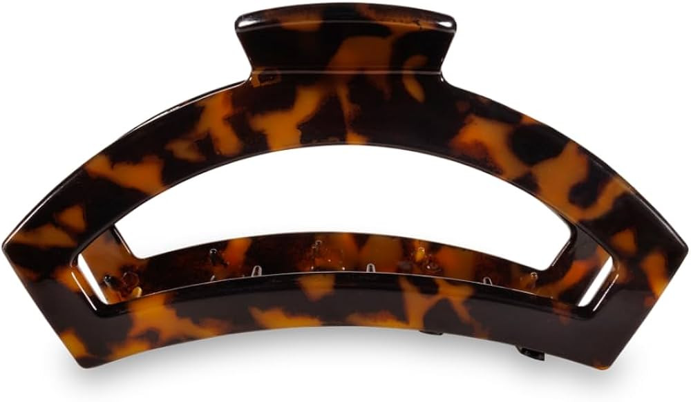 TELETIES - Large Open Claw Clip - Strong Grip, Bendable Teeth, Comfortable Open Cutout Design - I... | Amazon (US)