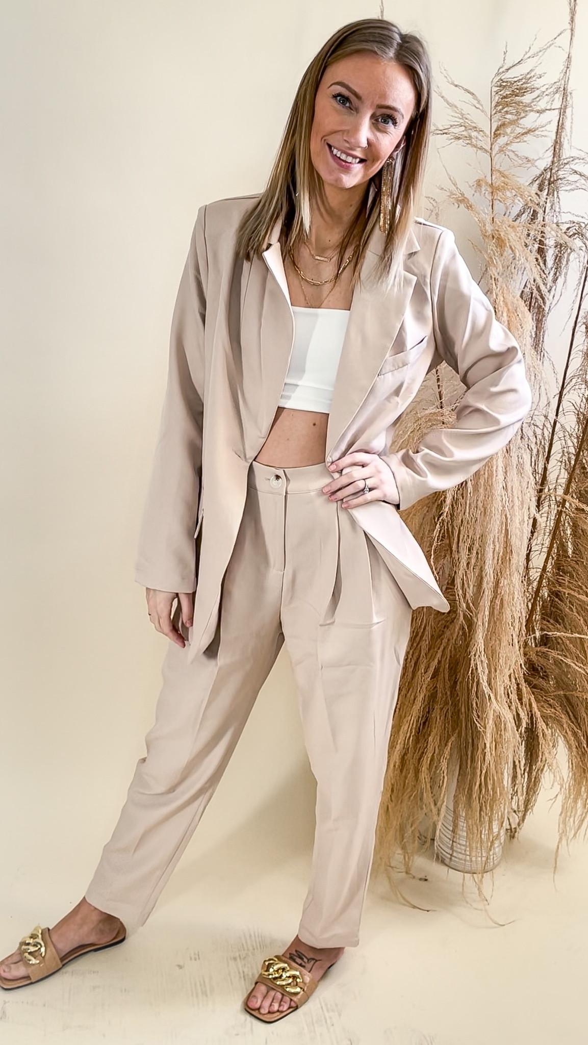 My mompreneur look 👩🏼‍💼🕶️😜 Business outfit, work wear, blazer set, pant suit 

#LTKunder50 #LTKstyletip #LTKworkwear