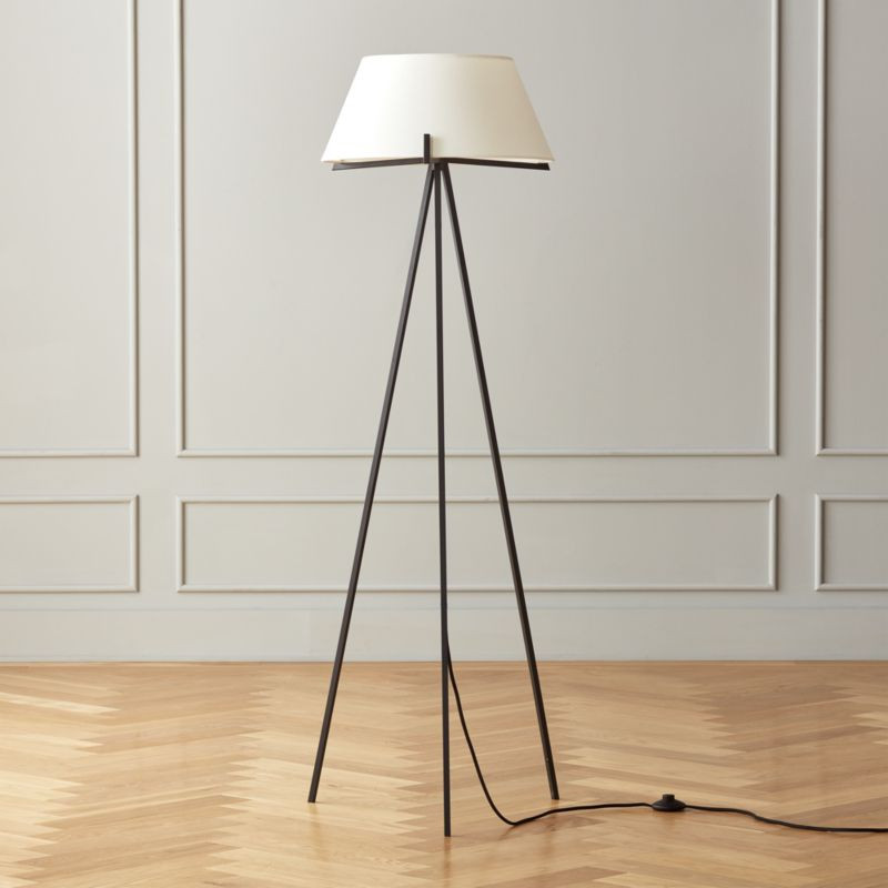 Ornado Black Floor Lamp + Reviews | CB2 | CB2