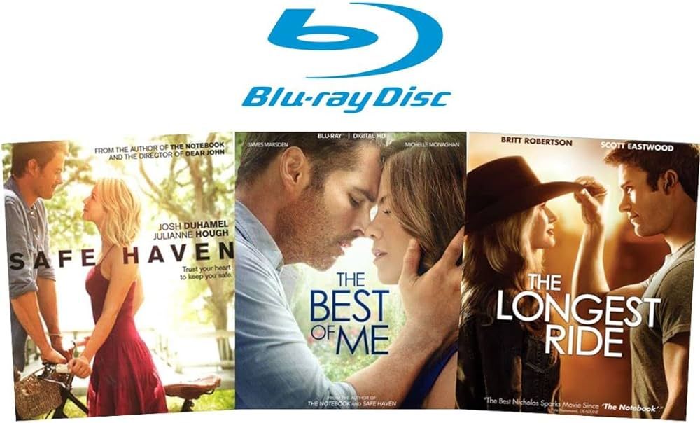 3-Film Nicholas Sparks Romantic Trilogy - Safe Haven/ The Best of Me/ The Longest Ride [Blu-ray] | Amazon (US)