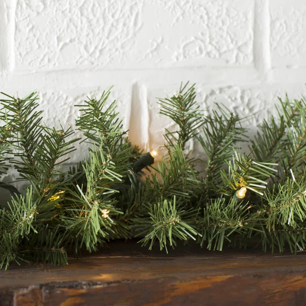 Wayfair Basics Fir Garland with Lights | Wayfair North America