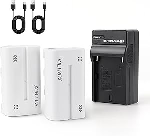 VILTROX 2 Pack 2200mAh USB-C Port Rechargeable Li-ion Battery NP-F550 for Video Conference Light ... | Amazon (US)