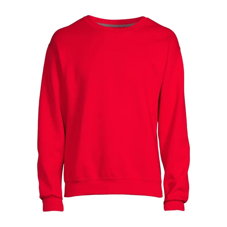 Athletic Works Men's Fleece Crewneck Sweatshirt, Sizes S-4XL | Walmart (US)
