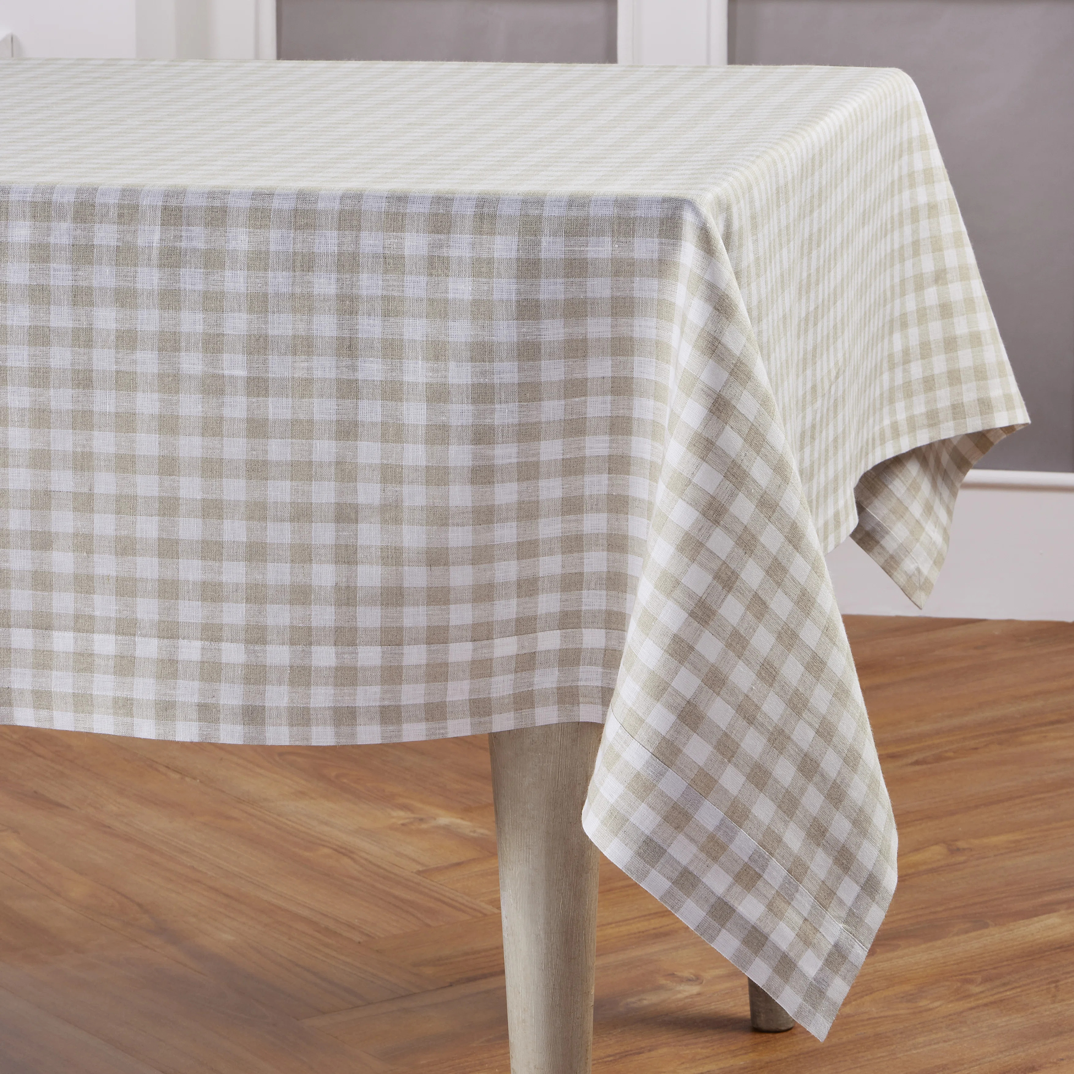 Solino Home Gingham Check - 100% Pure Linen Tablecloth | Wayfair | Wayfair North America