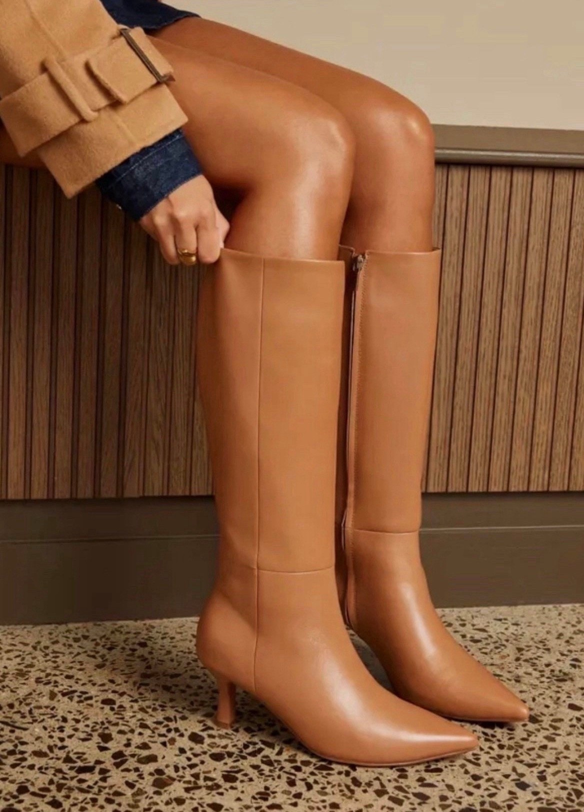 Knee high boots
Tan boots 

#LTKHoliday #LTKSeasonal