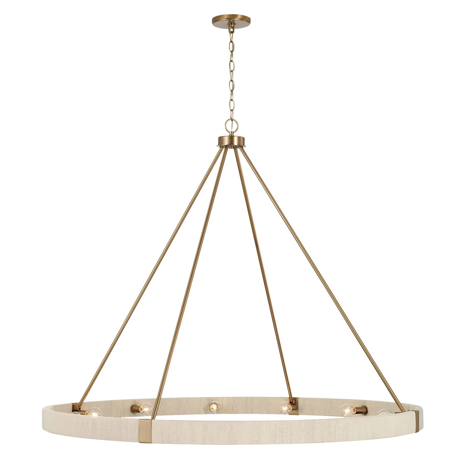 Dorrin Dimmable Wagon Wheel Chandelier | Wayfair North America