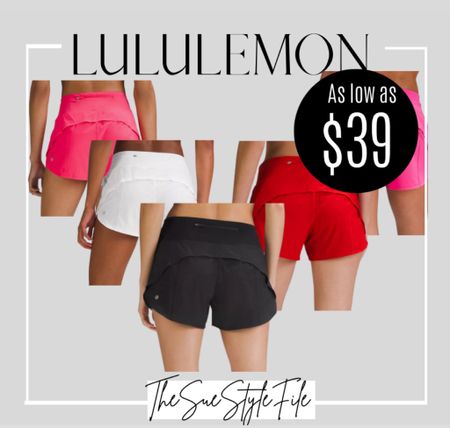 Lululemon shorts sale. Fitness, athleisure. Daily sale. Daily deal. Shorts sale. Spring fashion. Spring fashion. 



#LTKVideo #LTKmidsize #LTKsalealert