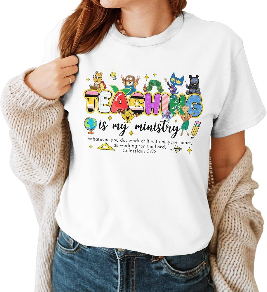 Teacher Tshirts - Back to School Shirt - 100th Day of School Celebration Shirts - Gifts for Teach... | Amazon (US)