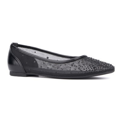 New York & Company Women's Priya Ballet Flats - 8.5, BLACK | Target
