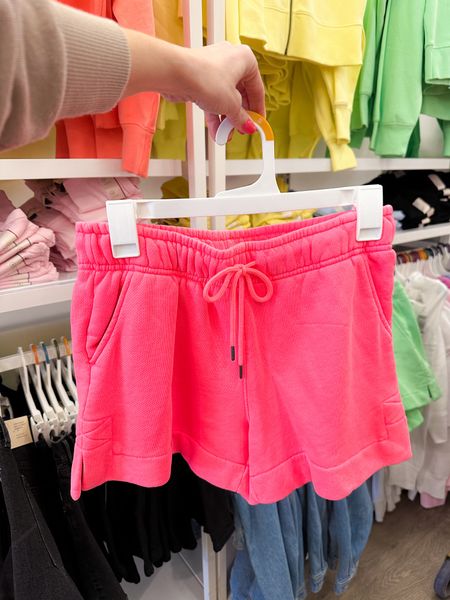 Mid-Rise Fleece Shorts at Targett

#LTKstyletip