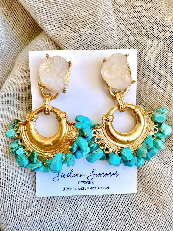 Sardegna Earrings Italian Earrings - Etsy | Etsy (US)