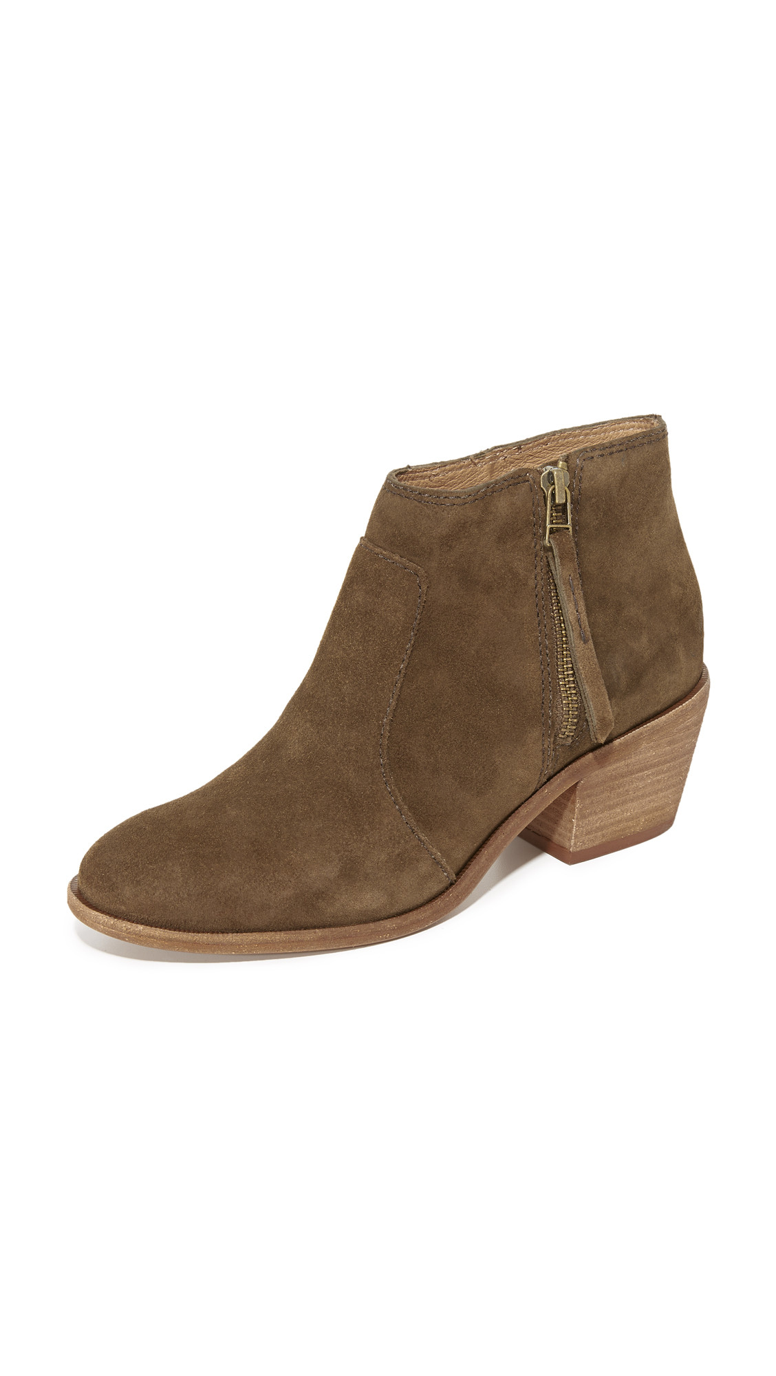 Madewell Janice Booties - Darkest Olive | Shopbop