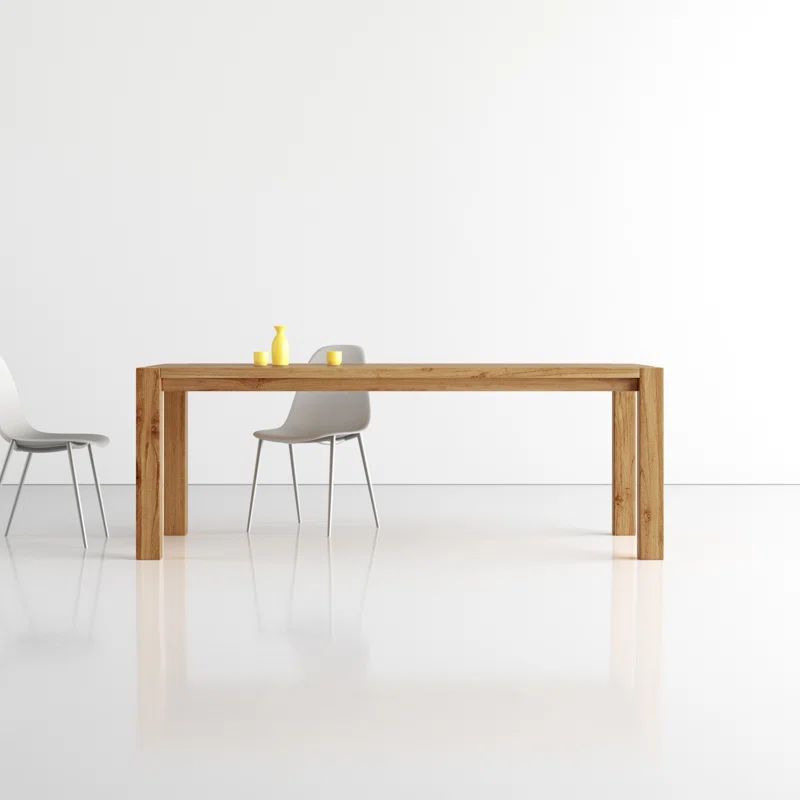 Dublin Extendable Solid Oak Wood Dining Table | Wayfair North America