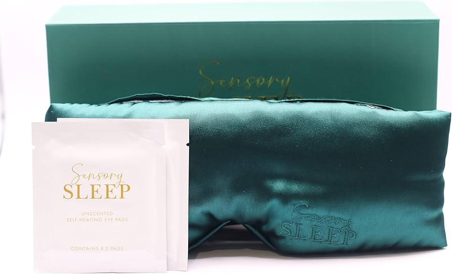 Sensory Sleep Luxury Cushioned Vegan Silk Mask | Amazon (UK)