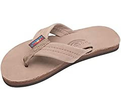Rainbow Sandals Kid's Single Layer Premier Leather Sandals Kids | Amazon (US)