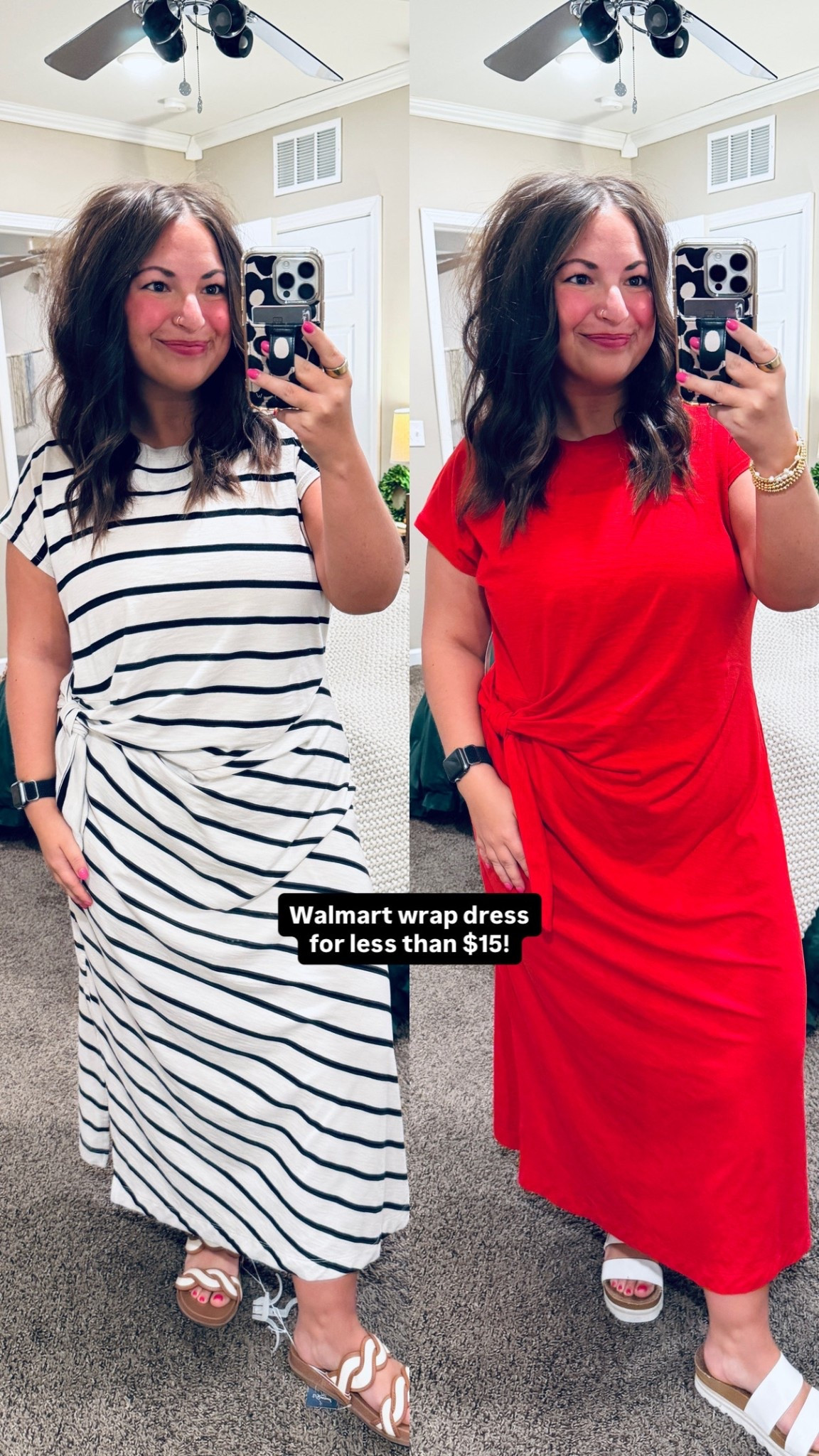 Walmart wrap dress for less than $15!

#LTKWorkwear #LTKMidsize #LTKSeasonal