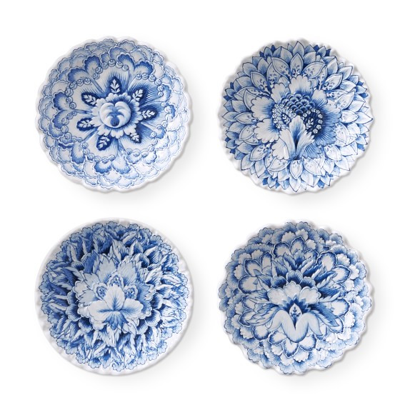 AERIN Fairfield Outdoor Melamine Large Mixed Dip Bowls, Set of 4 | Williams-Sonoma