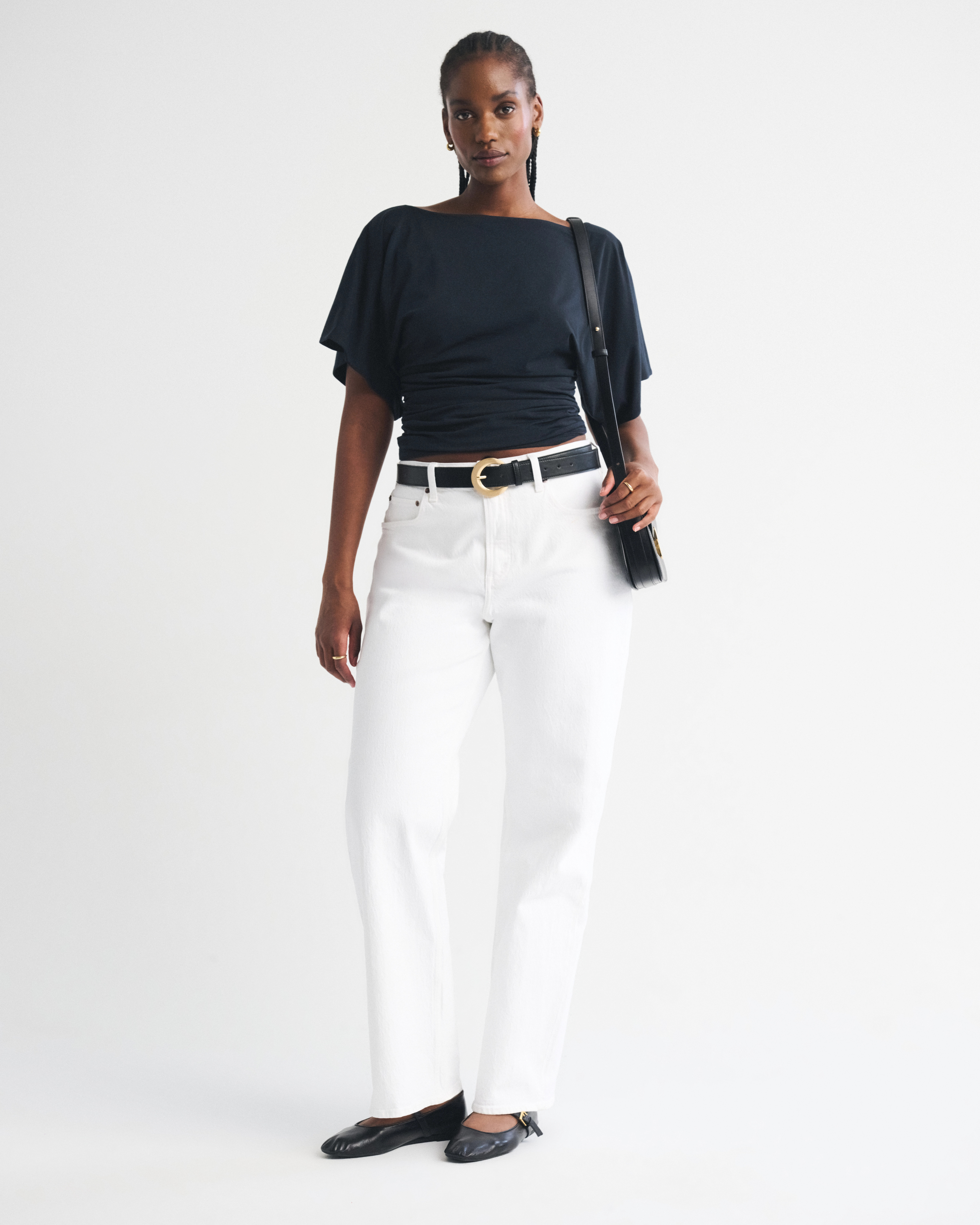 Curve Love High Rise 90s Relaxed Jean | Abercrombie & Fitch (US)
