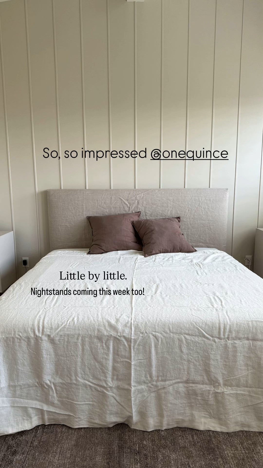 I cannot believe how beautiful this @Quince bed is! 
Completely exceeded my expectations. 

Bedroom refresh, linen bedding, throw pillows 

#LTKOver40 #LTKdayinmylife #LTKHome
