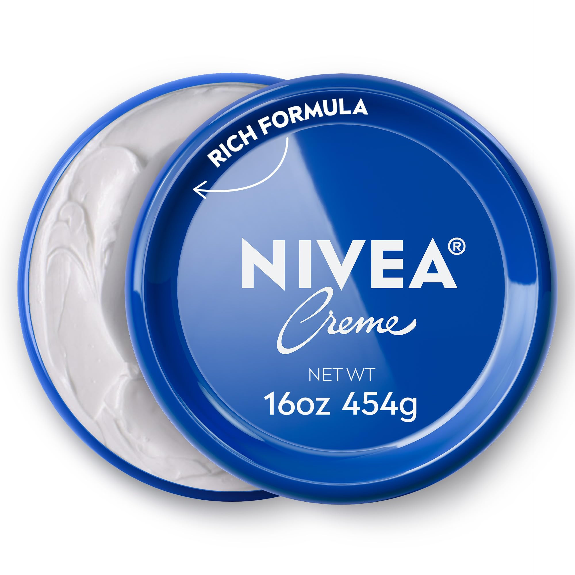 NIVEA Creme Face, Hand and Body Moisturizer Cream, Rich Body Cream for Dry Skin with Provitamin B... | Amazon (US)
