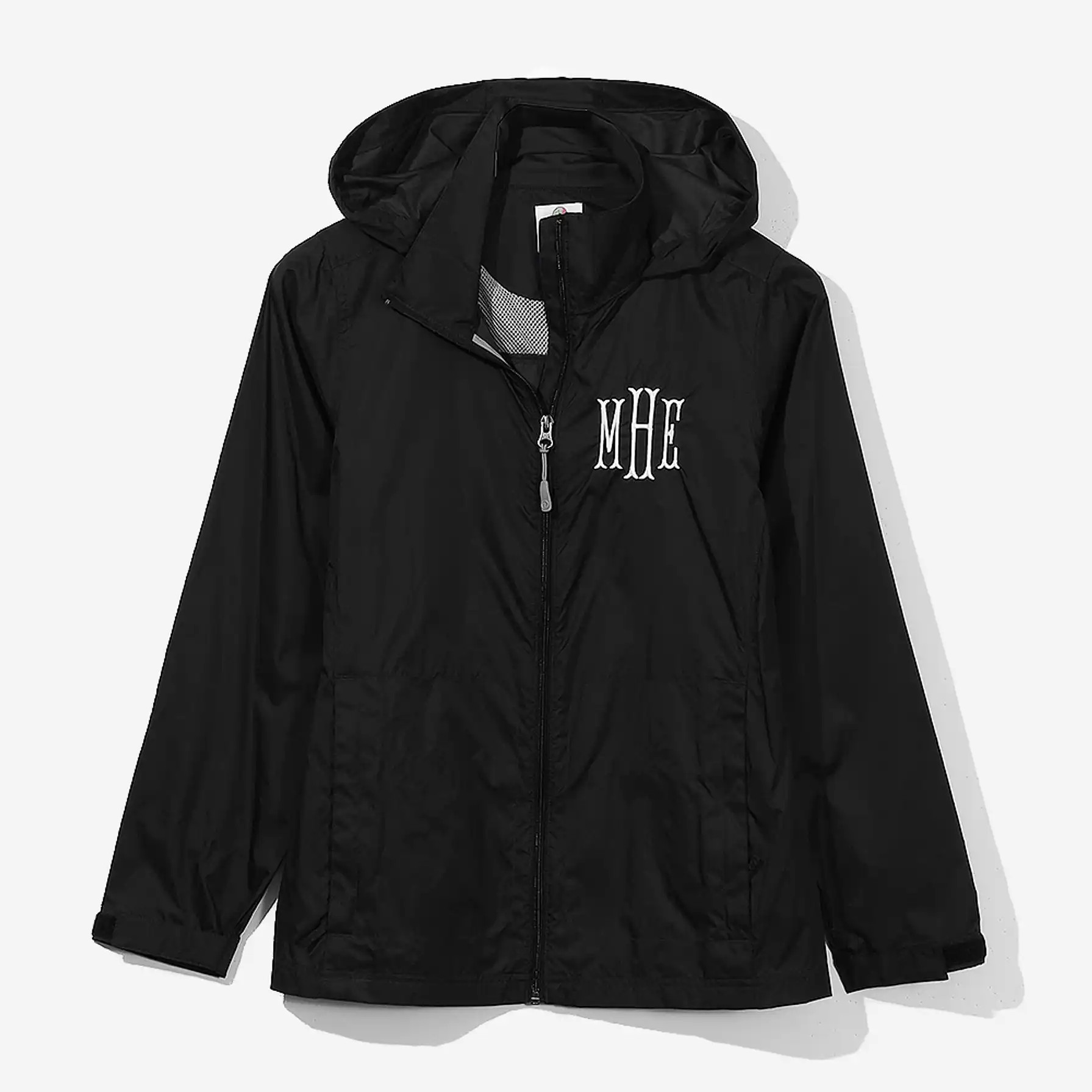 Monogrammed Lightweight Rain Jacket | Marleylilly