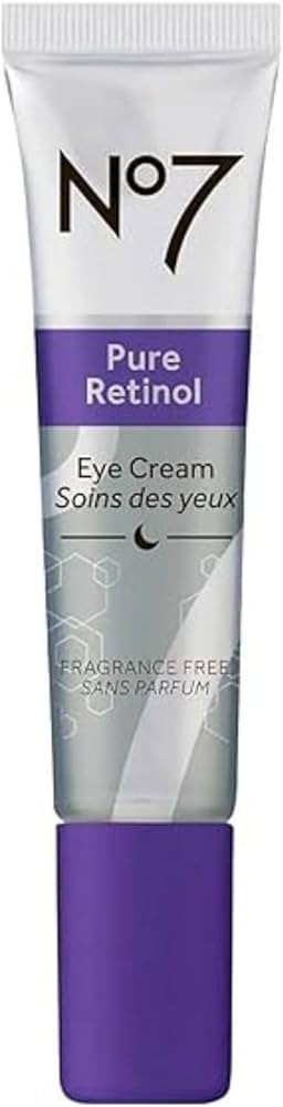 No7 Pure Retinol Eye Cream - Under Eye Cream for Wrinkles, Fine Lines & Puffiness with 0.5% Retin... | Amazon (US)