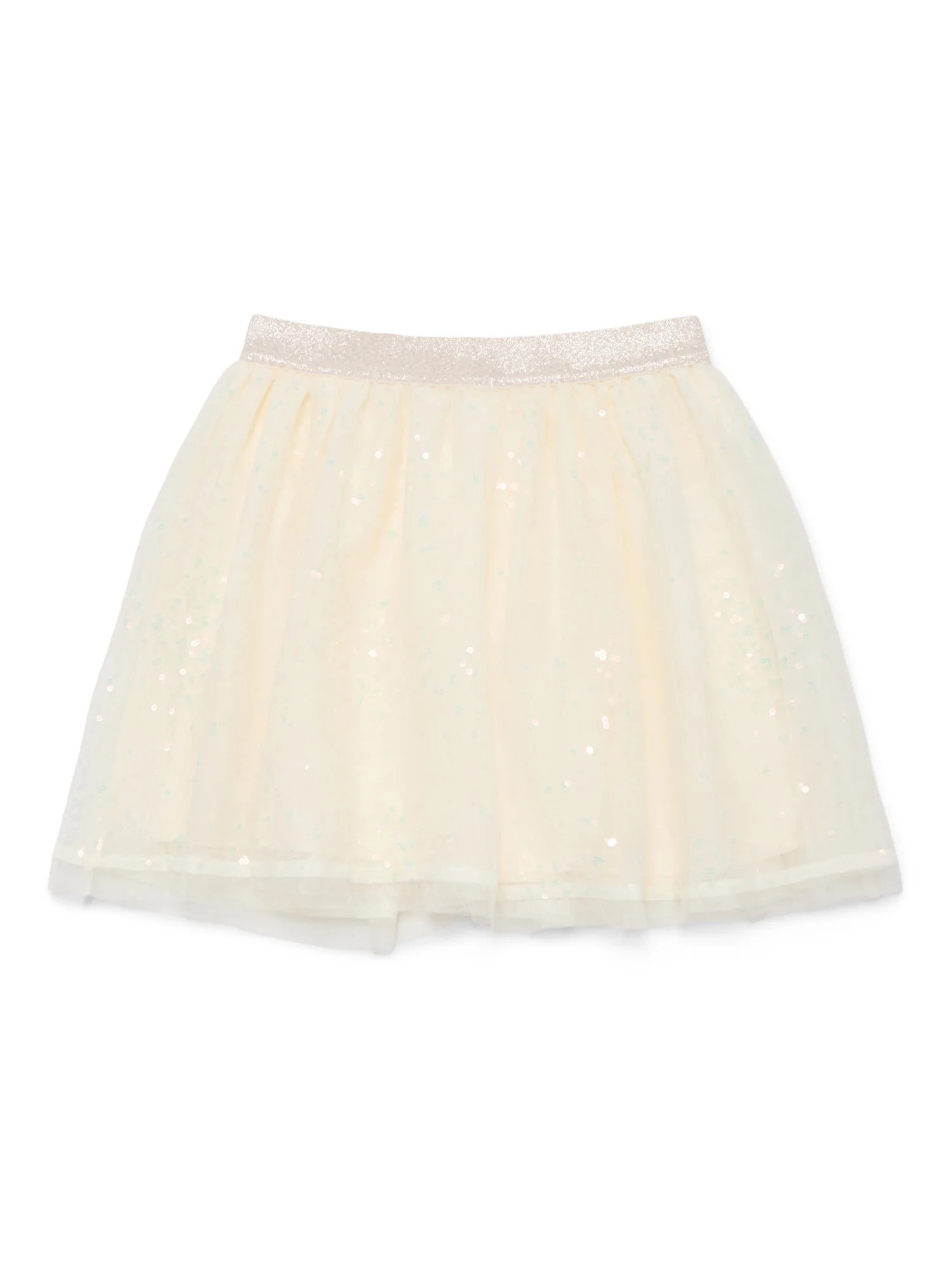 Wonder Nation Girls Sequin Skirt, Sizes 4-10 | Walmart (US)