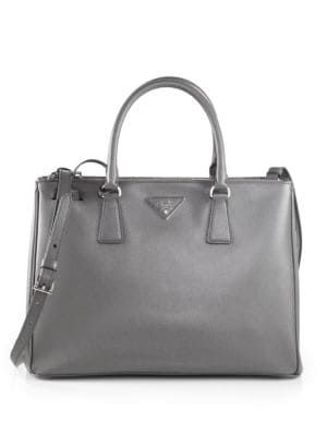 Saffiano Medium Double Zip Top-Handle Bag | Saks Fifth Avenue