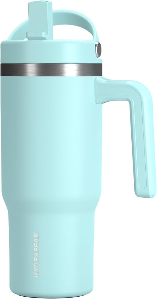 Hydrapeak Kids Voyager 18 oz Tumbler with Handle and Flip-Up Straw Lid | Spill Proof and Leak Res... | Amazon (US)