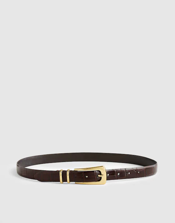 Elongated-Buckle Belt | Madewell