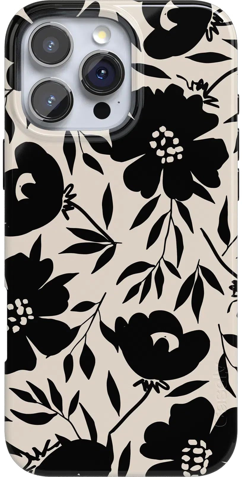 Casely iPhone 16 Pro Max Case | Beige Garden | Neutral Floral | Compatible with MagSafe | Classic... | Amazon (US)