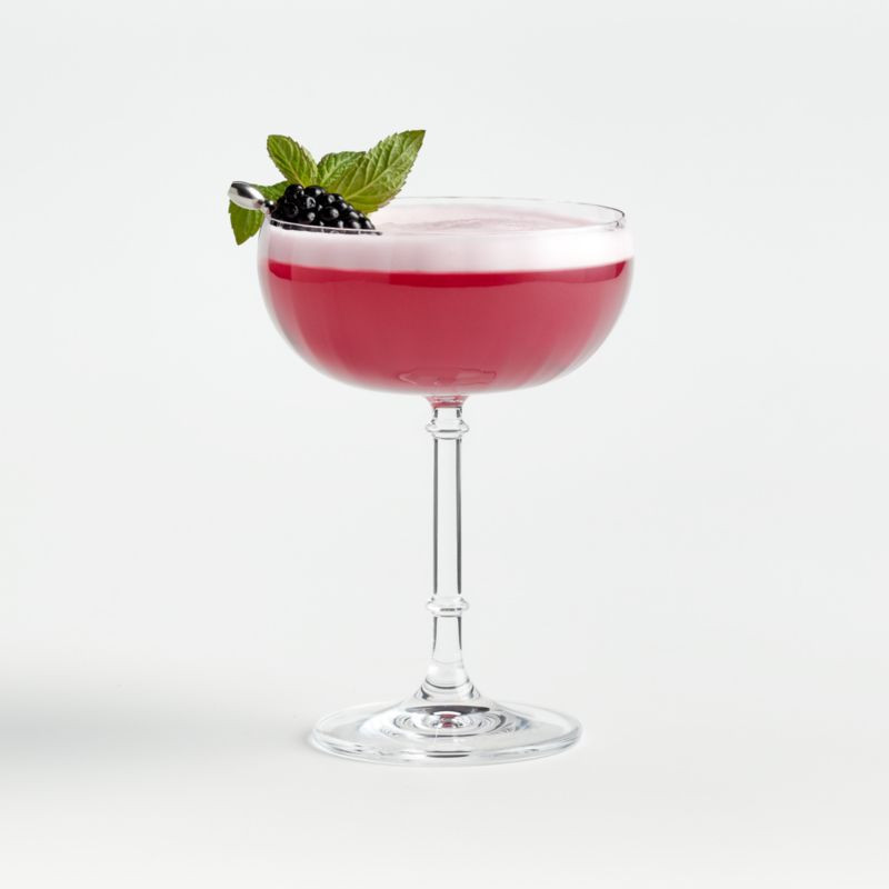 Wolcott Optic Coupe Glass + Reviews | Crate and Barrel | Crate & Barrel