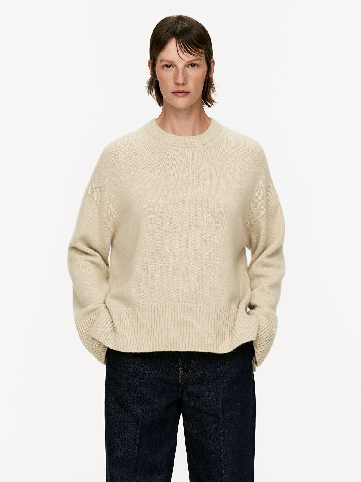 Relaxed Cashmere-Wool Jumper | Arket EU