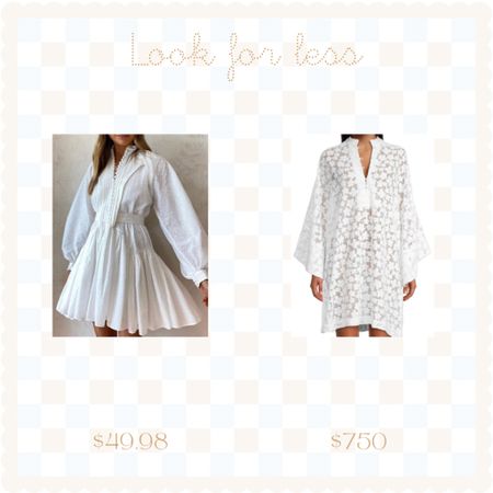 mini white lace caftan look for less

#LTKunder100 #LTKtravel #LTKwedding