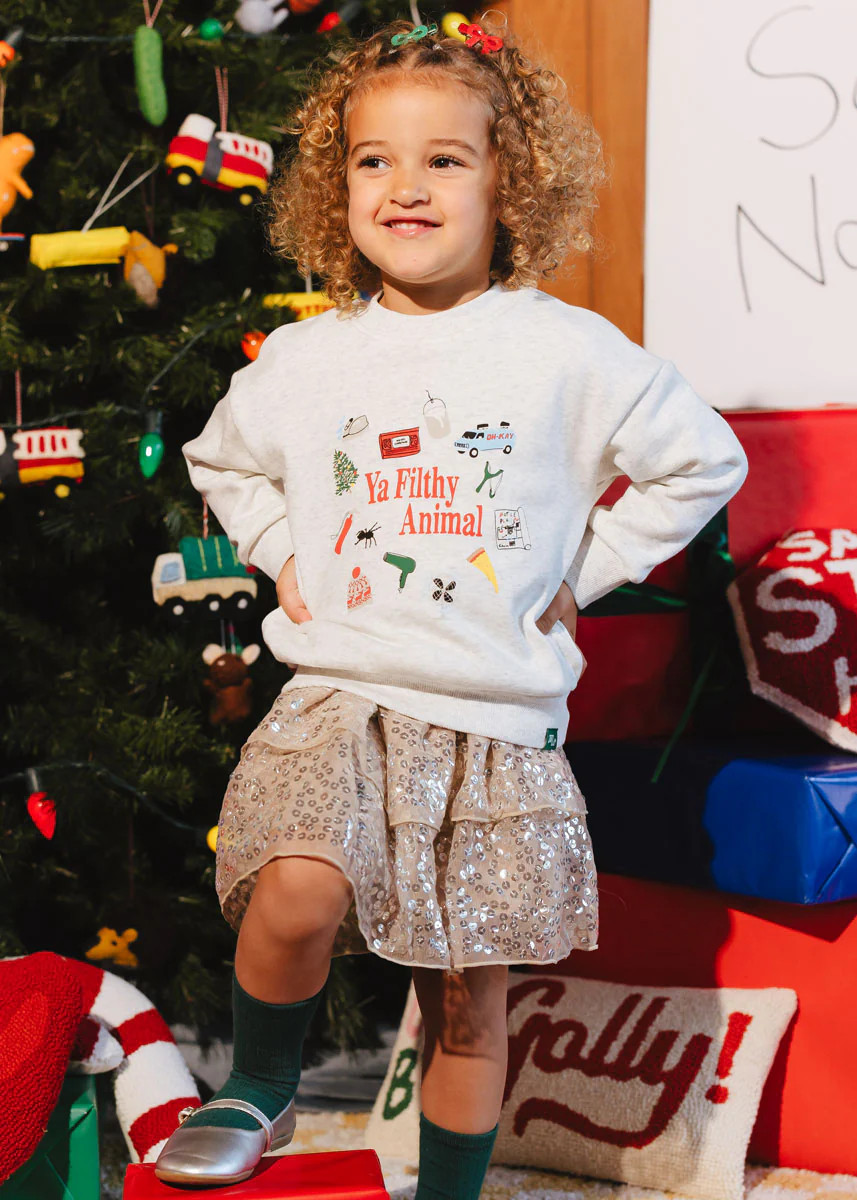 Ya Filthy Animal Icons Sweatshirt - Baby/Toddler | Alice & Wonder