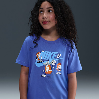 Nike Sportswear Big Kids' T-Shirt in Blue | HV5214-411 | Nike (US)
