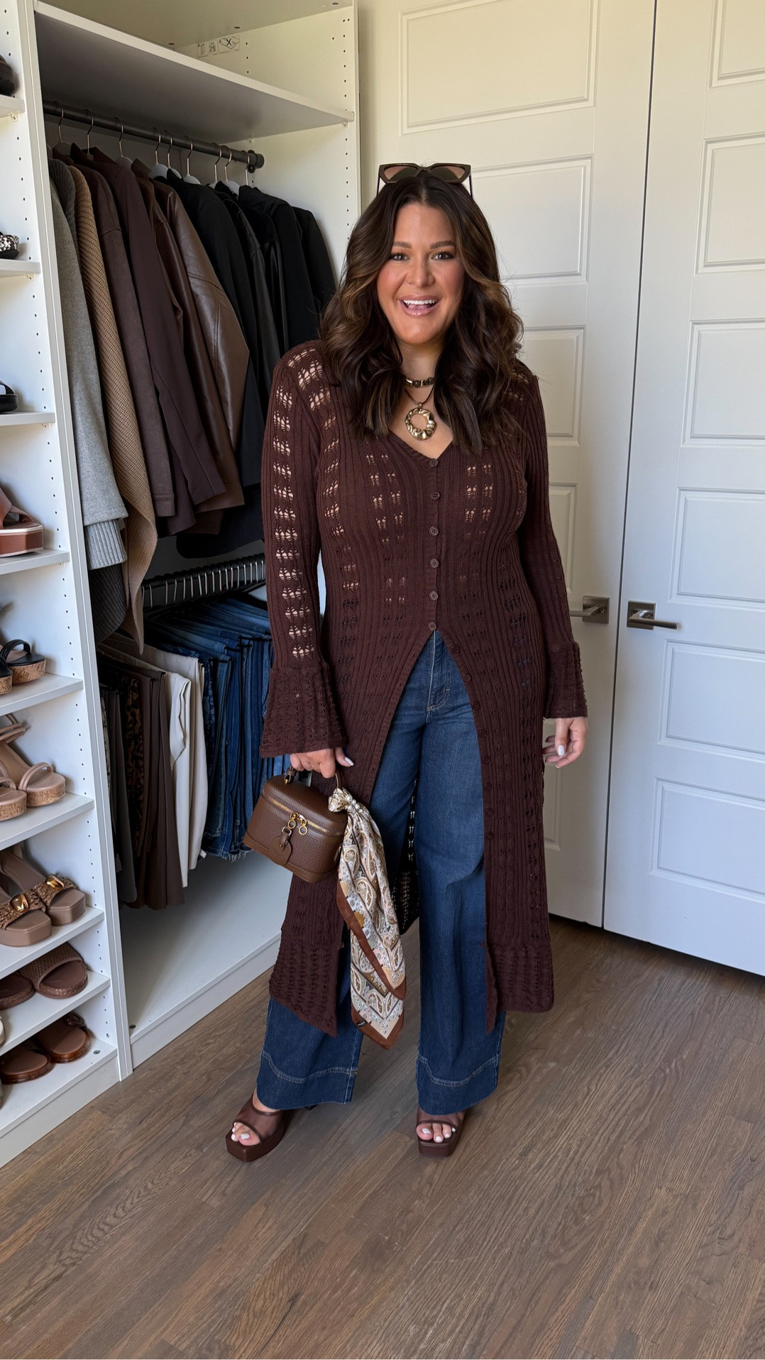 Cardigan: L (should have done a Medium) • Jeans: 12 Long • The chocolate, the long cardigan, the wide-leg jeans — this entire outfit feels so elevated and expensive while still being comfortable enough to actually wear all day.

This is exactly the kind of Amazon fall fashion I’m always hunting for: pieces that are flattering on curves, easy to style, and can be mixed into your everyday wardrobe instead of being worn once and forgotten.

#AmazonFashion #AmazonFinds #FallOutfits #MidsizeFashion #FallFashion