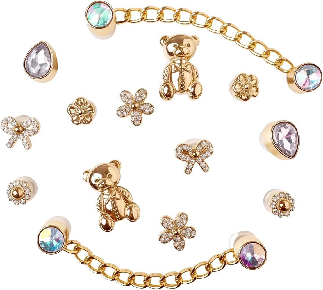 Bling Shoe Charms for Women & Girls - Unique Resin and Crystal Shoe Charms, DIY Creative Footwear... | Amazon (US)