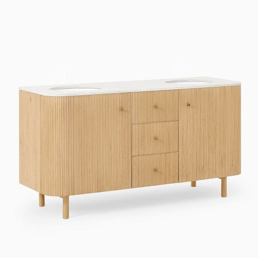 Ellington Double Bathroom Vanity (63"–72") | West Elm (US)