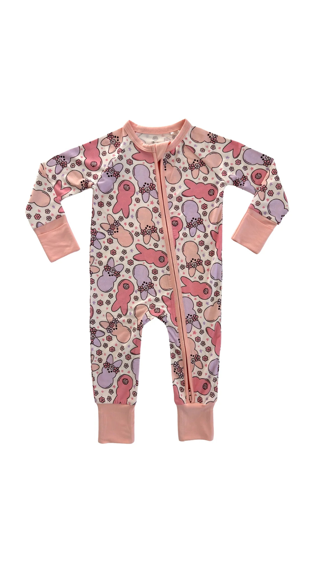 Snuggle Bunny Zipper Romper | In My Jammers
