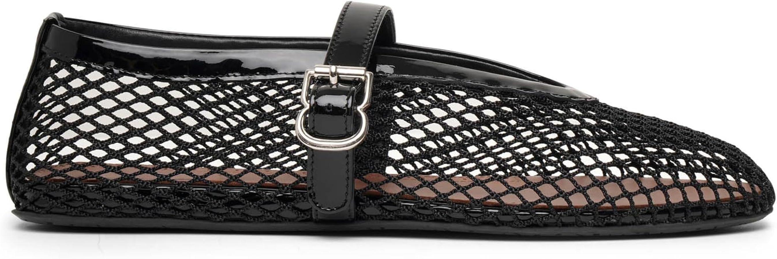 GERULATA Women's Mesh Ballet Flats Buckle Strap Comfortable Ballerina Shoes Ladies Wide Width Cas... | Amazon (US)