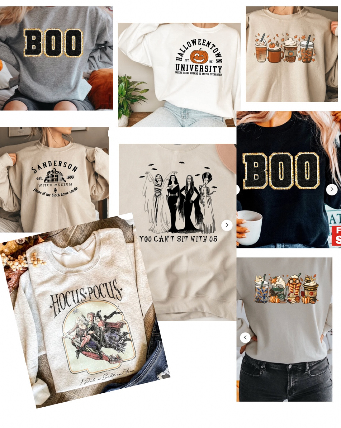 Women’s fall and Halloween sweatshirts from Etsy - currently on sale!

#LTKHalloween #LTKSeasonal