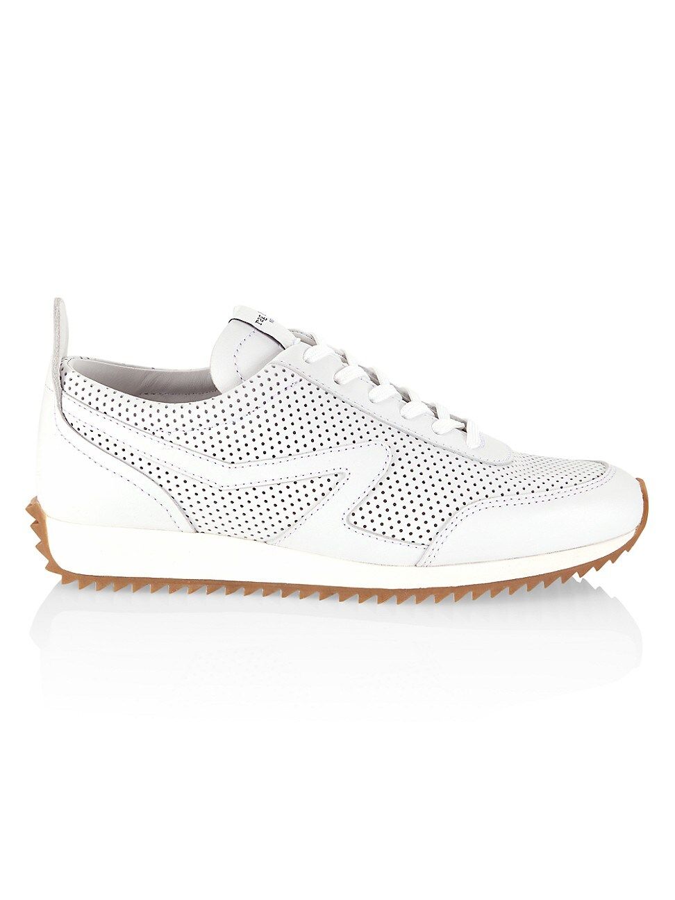 Women's Retro Leather Runner Sneakers - White - Size 6 | Saks Fifth Avenue