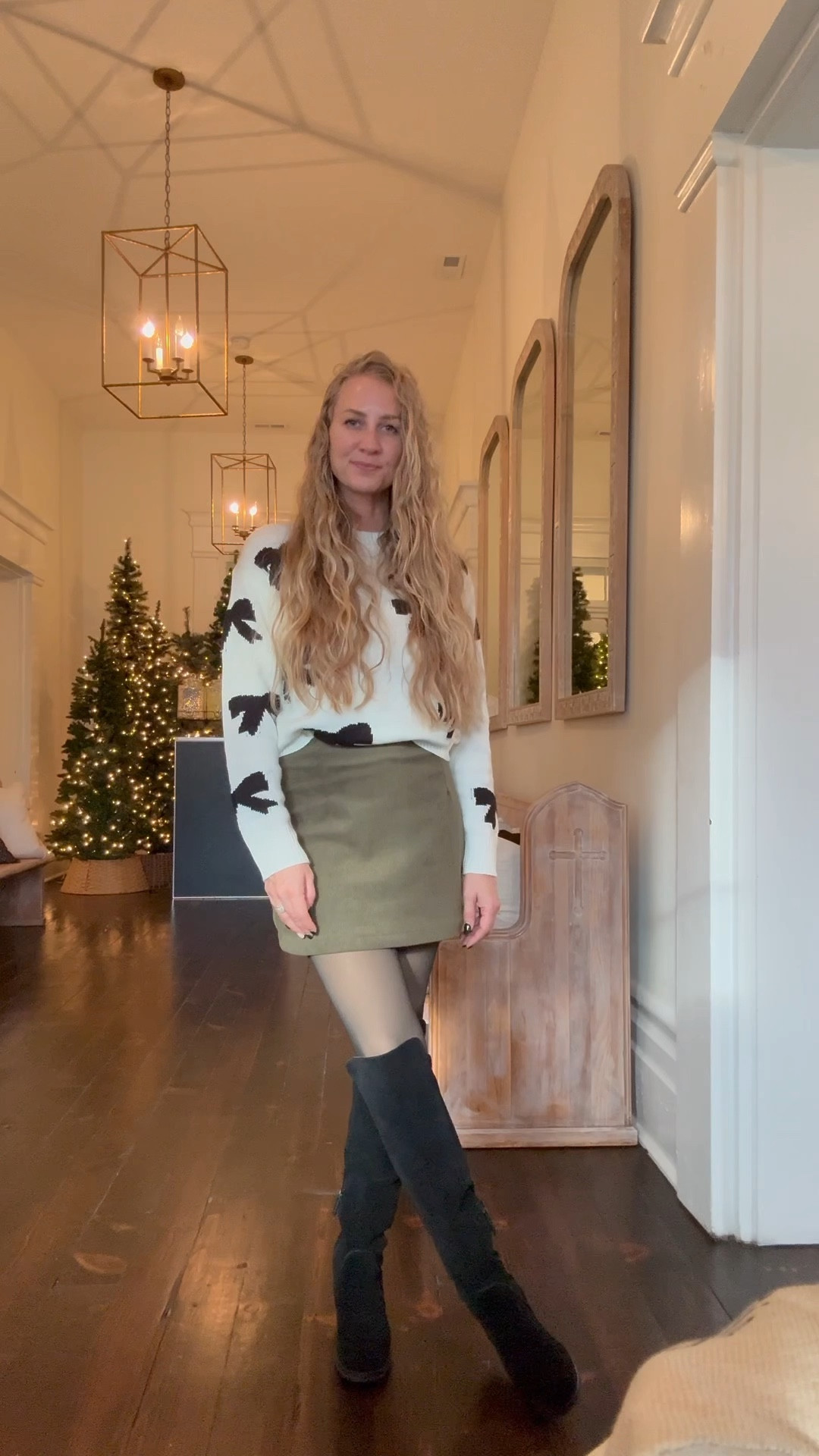 Festive vibes, but make it timeless. Styling this Halara skirt with the cutest bow sweater—perfect for the holidays and beyond! Shop the look! 

#LTKHoliday #LTKStyleTip #LTKShoeCrush