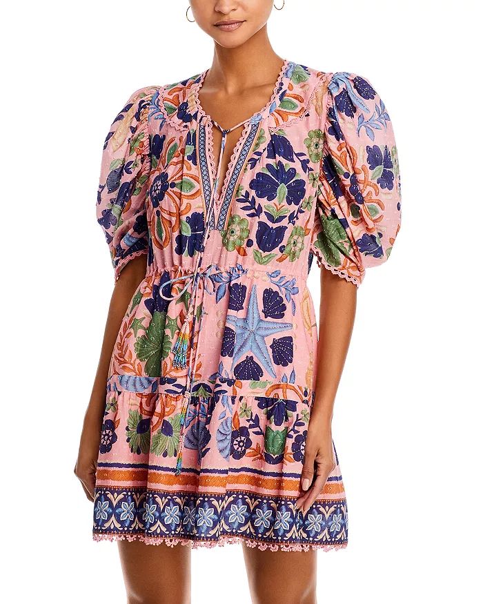 Seashell Tapestry Cotton Mini Dress | Bloomingdale's (US)