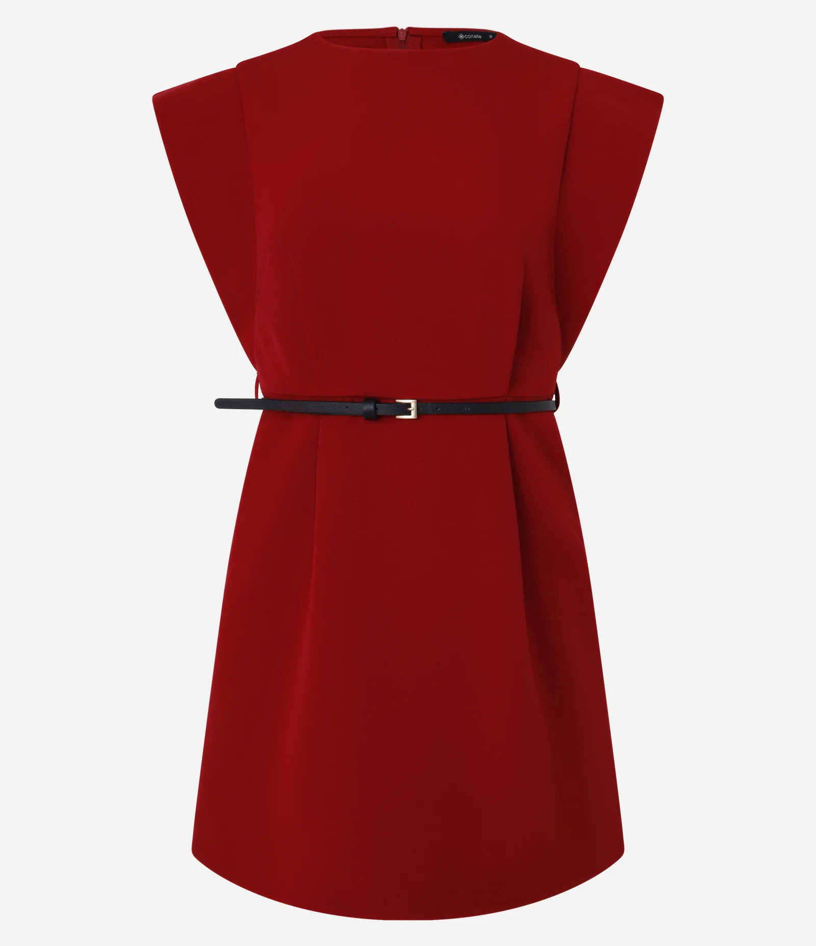 Vestido Curto Alfaiataria con Cinto de PU Preto - Lojas Renner | Renner (BR)